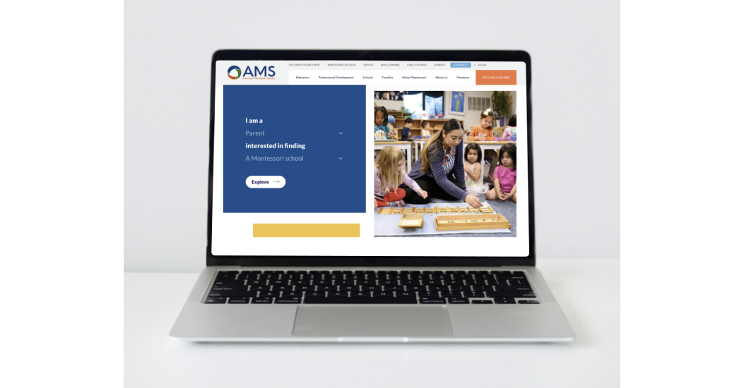 Website Redesign: American Montessori&nbsp;Society